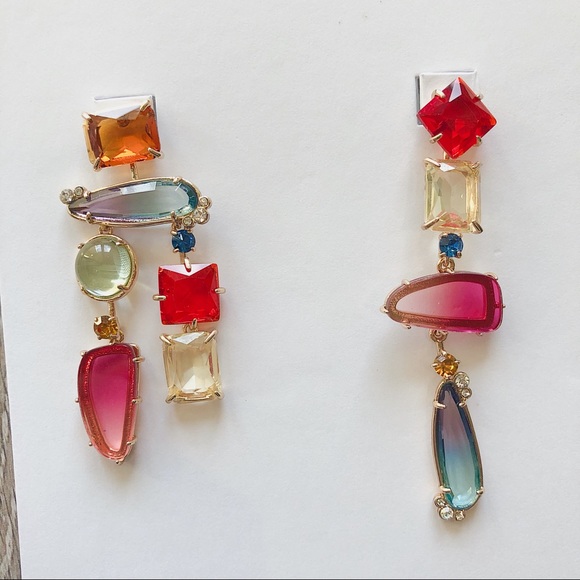 &Other Stories Rainbow Rhinestone Earrings - Picture 2 of 3